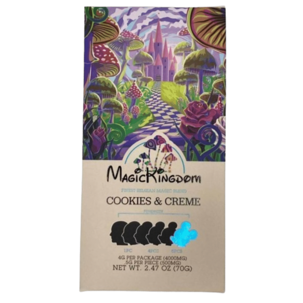 MAGIC KINGDOM – COOKIES AND CREAM CHOCOLATE BAR (4000mg)