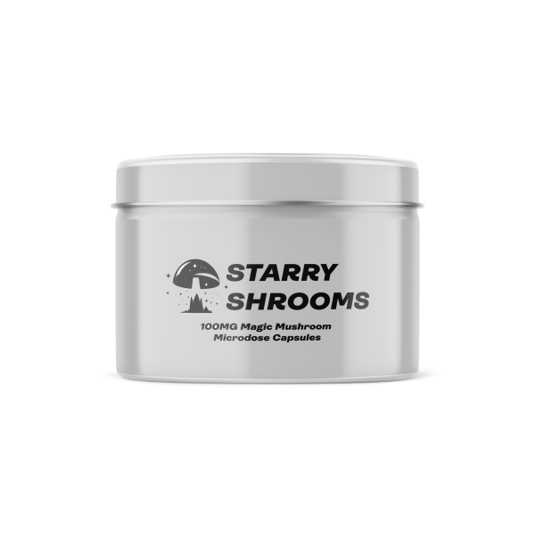 STARRY SHROOMS – MICRODOSE TIN (75 x 100mg)